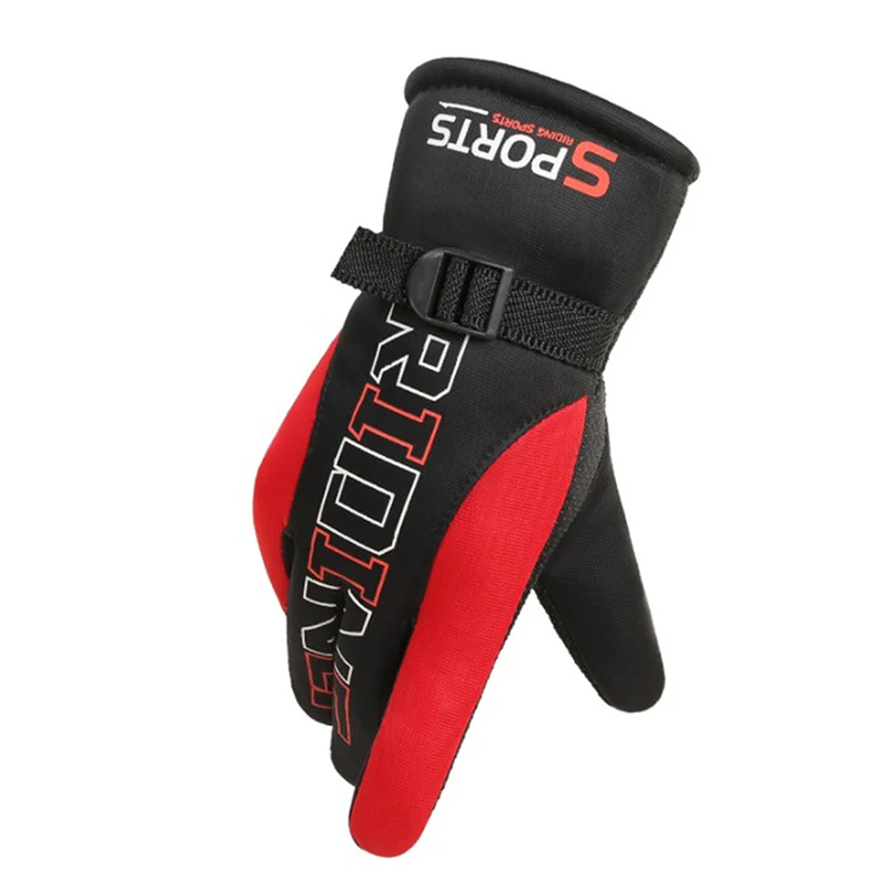 

Велосипедные перчатки 1 пара, Противоударная Защитная ткань для занятий спортом на открытом воздухе, теплые перчатки, полное покрытие, Неск...