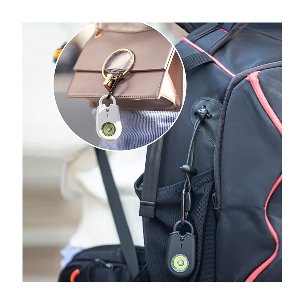 

Self Defense Keychain Alarm 125dB Loud Security Protection Weapon Emergency LED Light Self-Defense Tool For Girls Woman CE