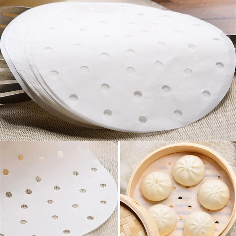 100 шт. 7/8 дюймов аэрофритюрница для приготовления блюд без вкладыши бамбуковой