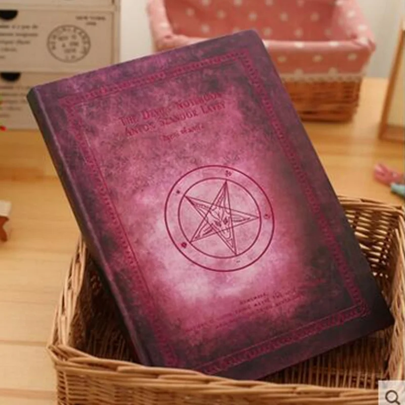 А4 книга для рисования винтажный пустой Блокнот Утолщение блокнот эскиз книга каракули книга волшебный блокнот - Цвет: A
