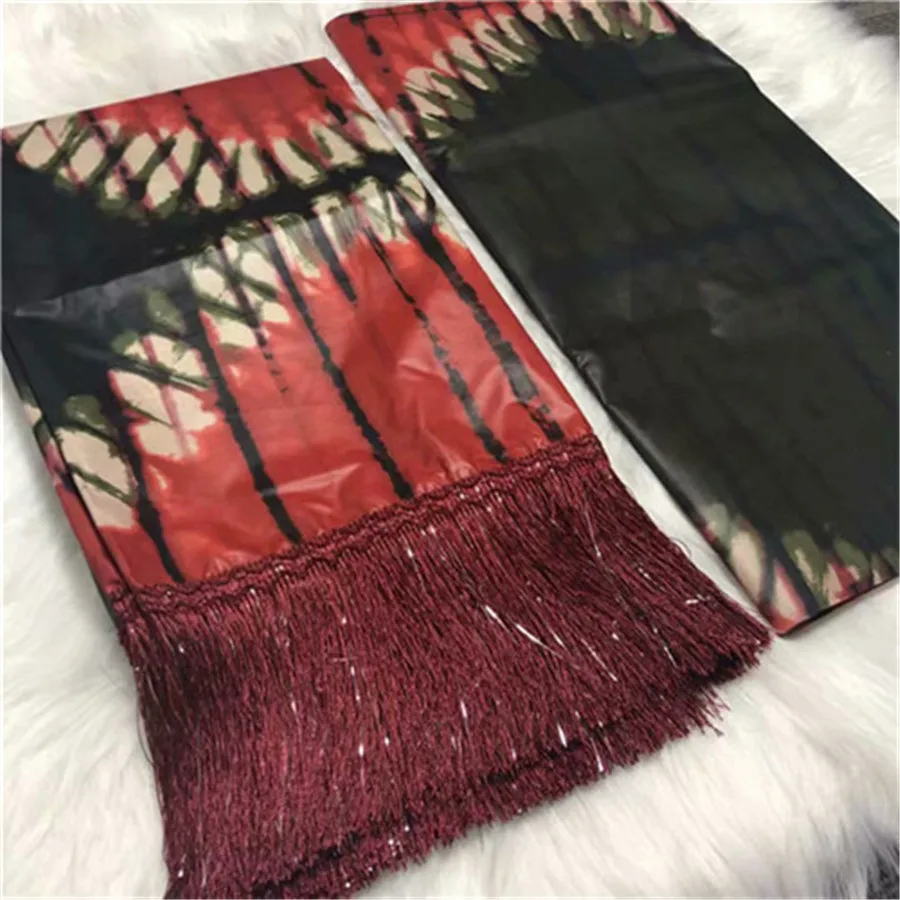 Новая парча fFbric Базен Riche ткань Африканский кружевная Модный женский умывальник