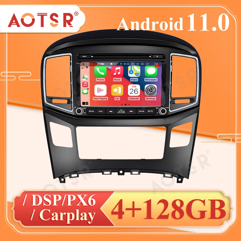 

GPS Navigaion Android11 For Hyundai H1 2016-2018 2 Din DVD Stereo Head unit Car Radio Multimedia Video Player