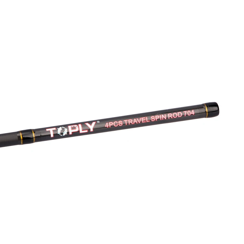 

Tough Spin Fishing Rod High strengt Black Carbon fiber With Storage bag