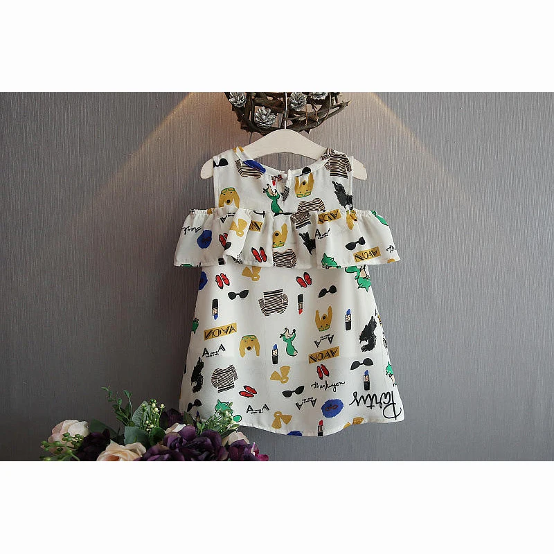 Осень 2019 модные детские платья с рюшами для девочек повседневная одежда высокое