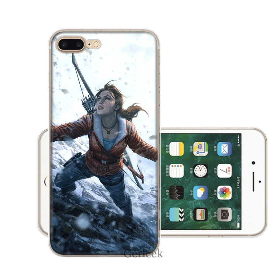 Мобильный телефон чехол для iPhone 11 Pro 6 6s 7 8 PLus XR X XS Max SE 2020 оболочка Rise Of The Tomb Raider