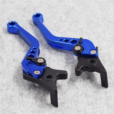 Double disc brake CNC Универсальный мотоцикл скутер тормозной рычаг передний диск задний барабан Регулируемые тормозные рычаги сцепления ручка для HONDA YAMAHA SUZUKI - Цвет: Double disc brake