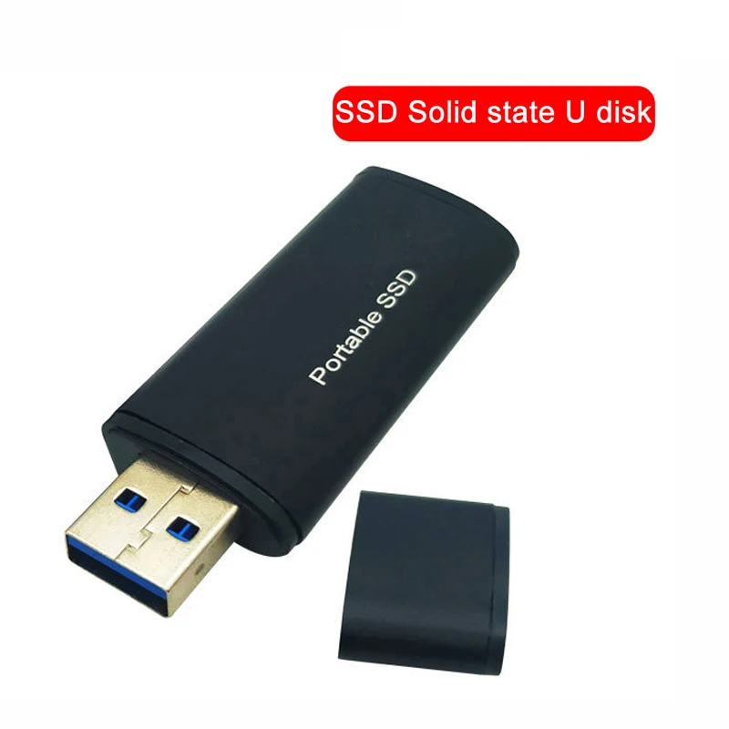 Водонепроницаемый SSD USB 3,0 твердотельные накопители 1 ТБ 512GB флэш-накопитель 256GB 128GB 64GB 3,0 Флешка для деловых встреч - Цвет: Black