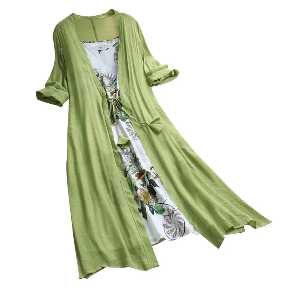 2 шт./компл. размера плюс леди цветочный принт хлопок белье без рукавов женское