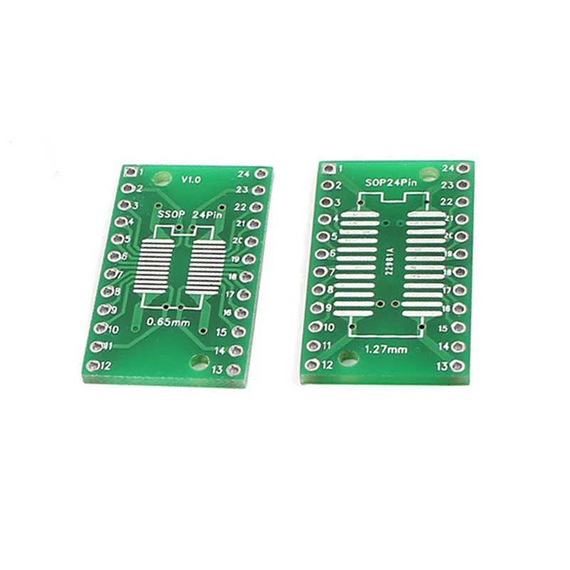 1X SOP24 SSOP24 Smd для DIP24 IC адаптер печатной платы 0 65 мм/1 27 мм | Электроника