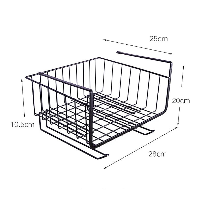 cabinet hanging basket rack metal products kitchen shelf storage iron cupboard hook hanger free global shipping