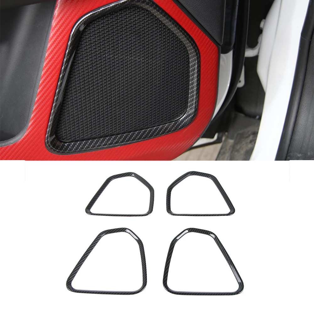 

Car Inner Door Speaker Decal Cover Ring for Jeep Compass 2017 2018 2019 2020 2021 Car Interior Accessories Decoration Stickers