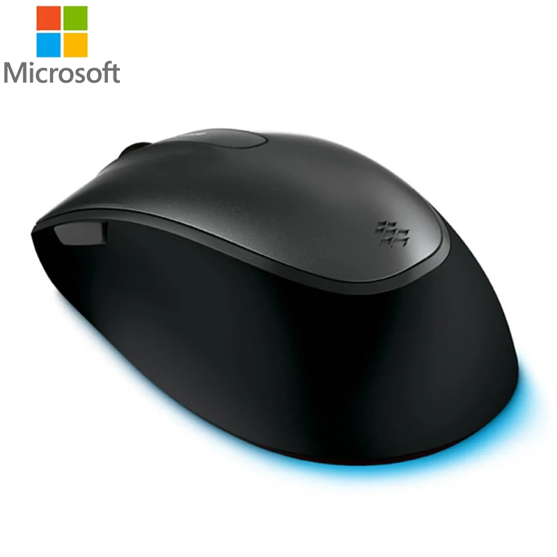 Microsoft 4500 Удобная синяя USB 2 0 Компьютерная мышь 1000 dpi Подлинная технология Bluetrack