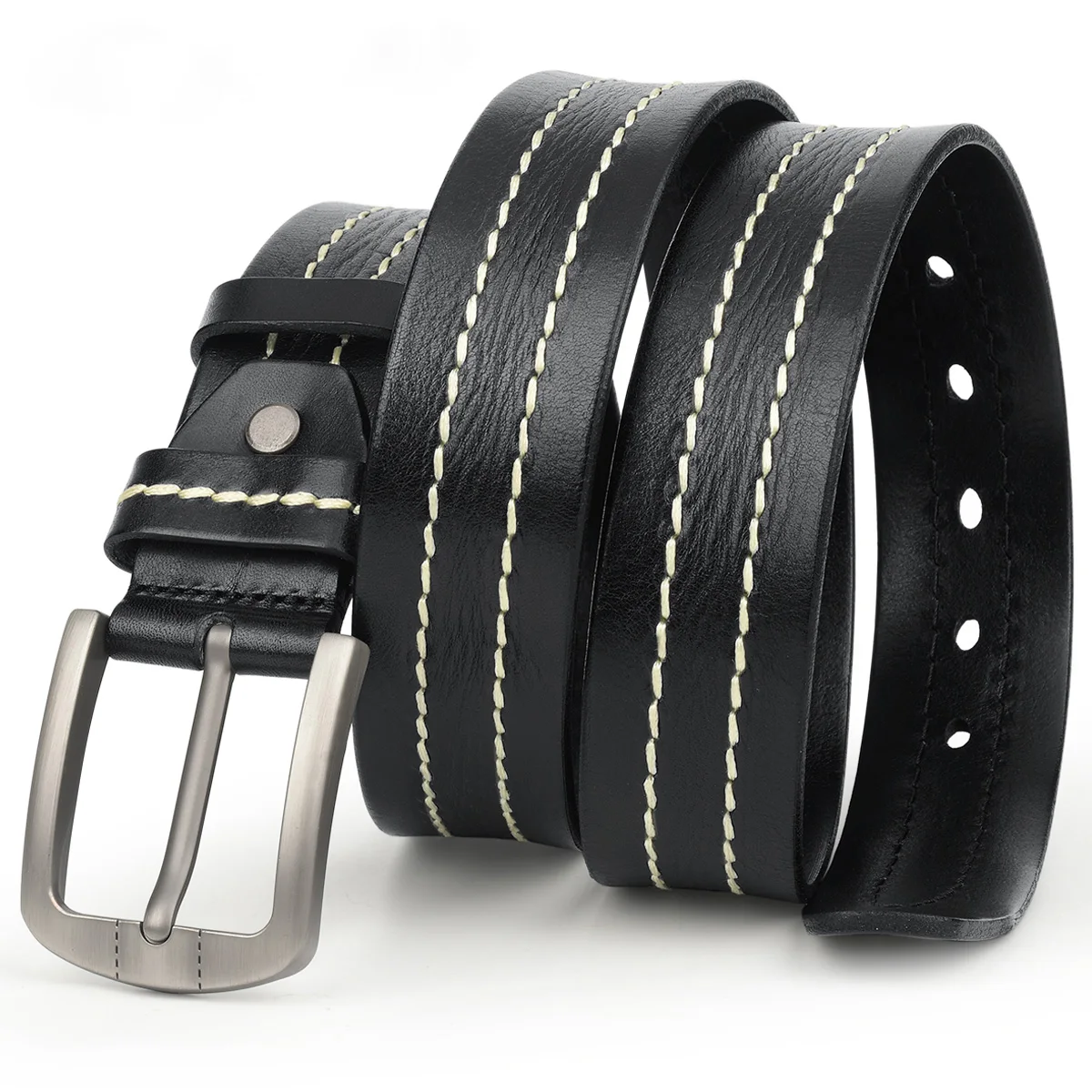 

Quality Men High Genuine Leather Belt Luxury Designer Belts Men Cowskin Fashion Strap Male Jeans For Man Cowboy