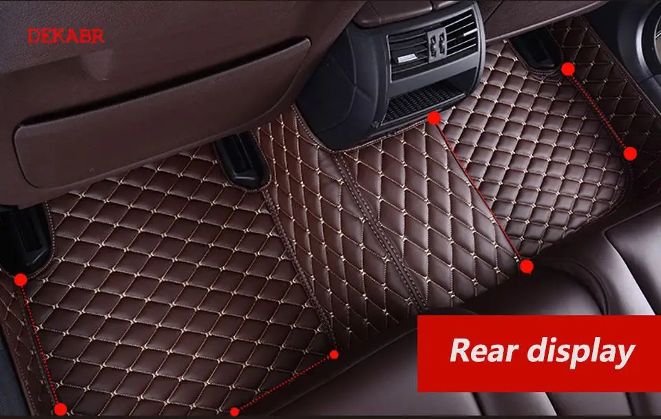 DEKABR пользовательские автомобильные коврики для Volkswagen VW passat golf tiguan sharan jetta Variant UP