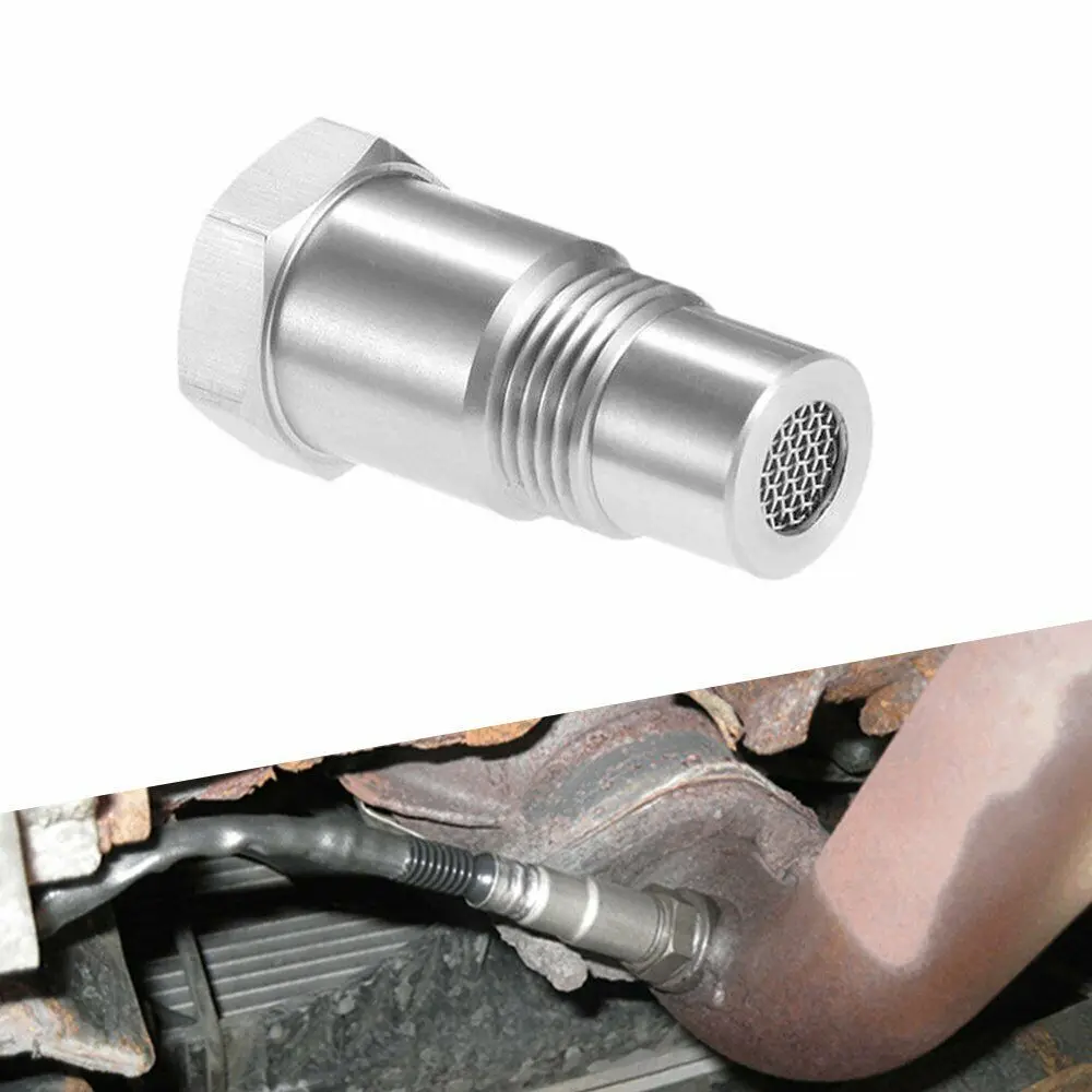 

Durable O2 Sensor Gasket Adapter M18 X 1.5 Silver Oxygen Sensorapter Bung Catalytic Converter