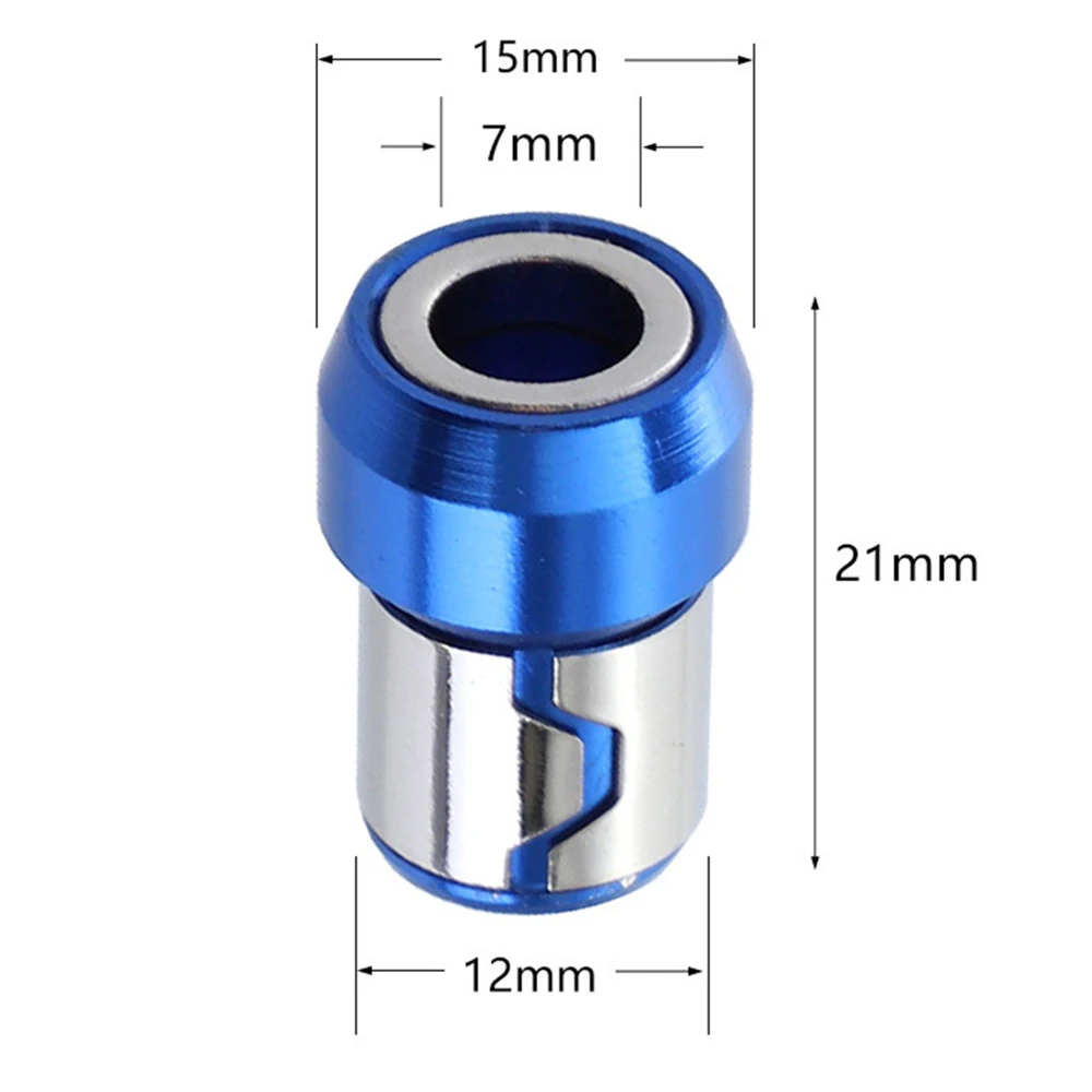 

3PCS Steel Universal 21mm Removable Magnetizer Ring Magnetic Steel Screwdriver Bit Tool Parts