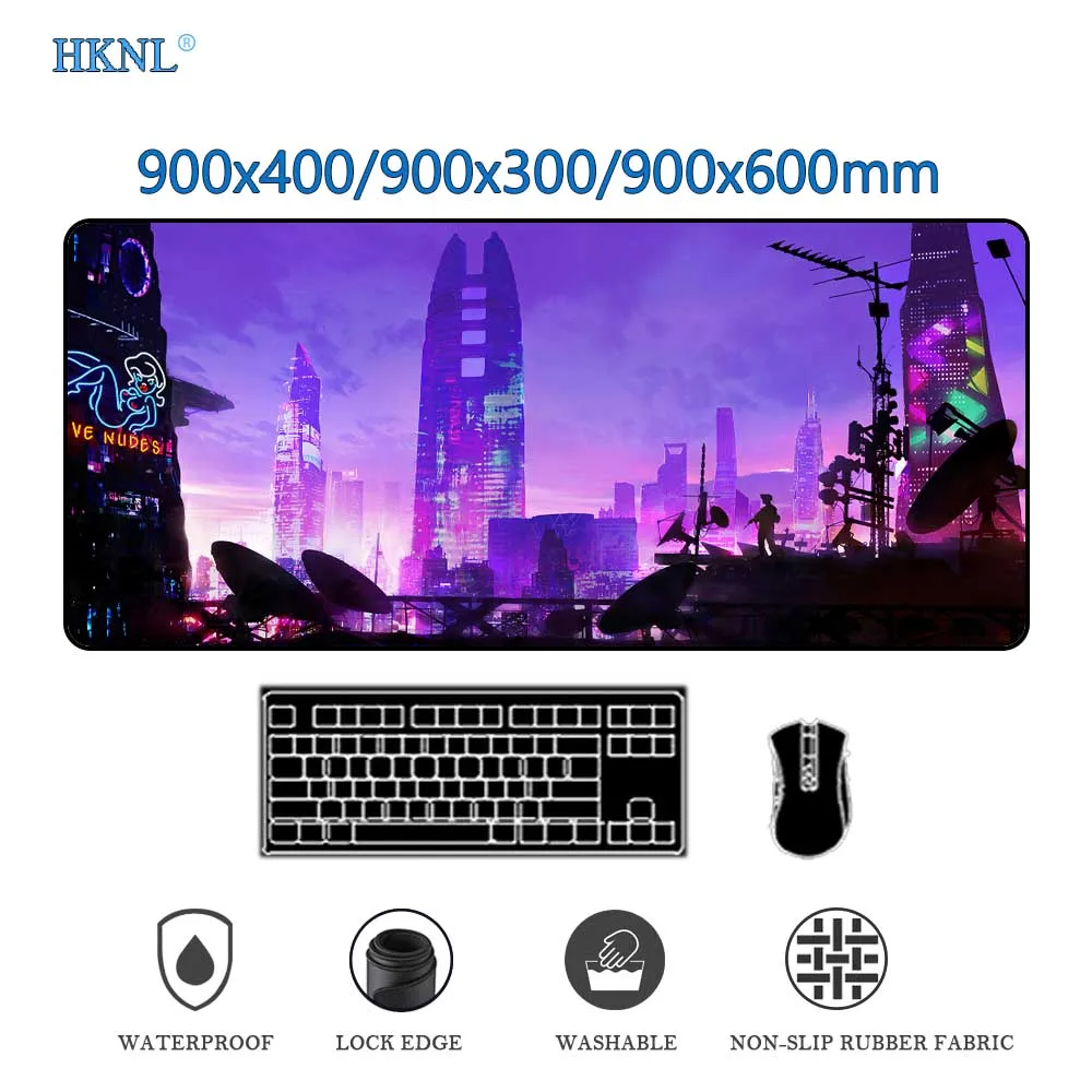 

Mouse Pad Purple Table Gaming Computer Carpet Mouse Mat Mouse Pads Mesa Gamer Accessories League of Legends Mausepad Anime 90x40