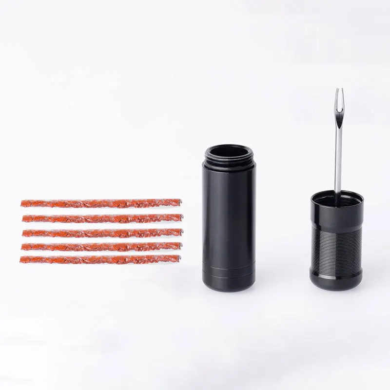 

Bicycle Tubeless Tire Repair Tool Tyre Drill Puncture for Urgent Glue Free Service Repair Optional 5/10PCS Rubber Stripes