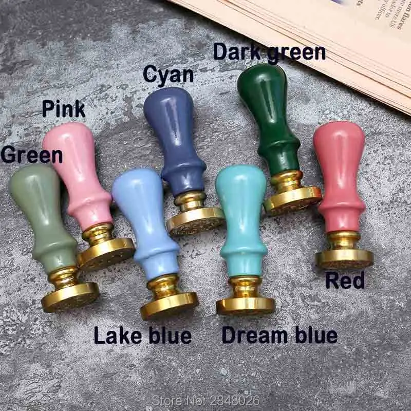 Таможня деревенский Ретро Макарон цвет воск печать индивидуальная восковая