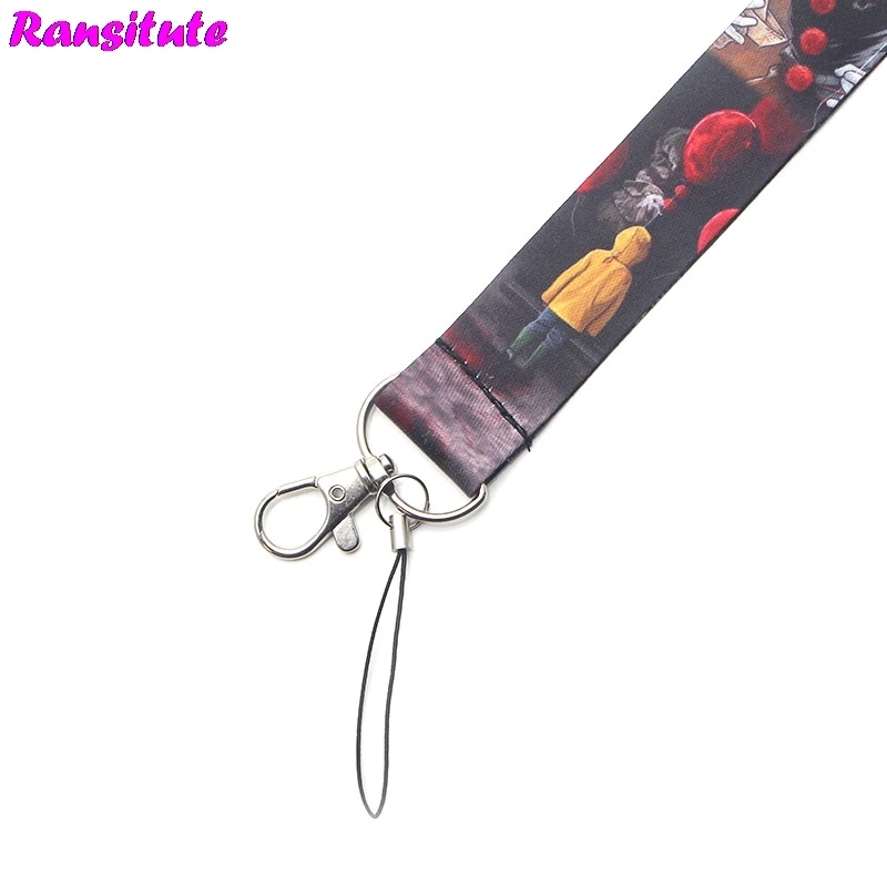 20 шт./компл. брелок для телефона с изображением фильма клоуна ID-карты ремешок в