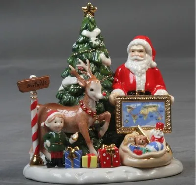 

CERAMIC CHRISTMAS GIFT SANTA DECORATION HOME DECORATION GIFT