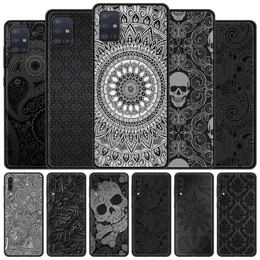 

Mandala Flower Phone Case For Samsung Galaxy A51 A71 5G A72 A40 A32 A31 A30 4G A22 A21s A20e A20s A12 A11 A02s Cover Coque Shell