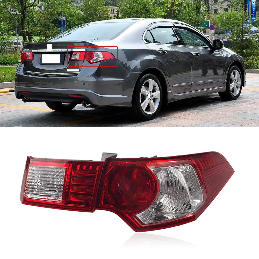 CAPQX для HONDA евро ACCORD Spirior Acura TSX CU1 CU2 2009-2012 задний бампер стоп светильник Taillght