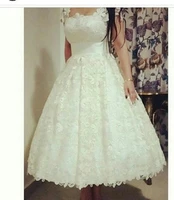 2018 new beautiful vestido de novia appliques robe de mariee cap sleeve lace appliques a line bridal gown bridesmaid dresses