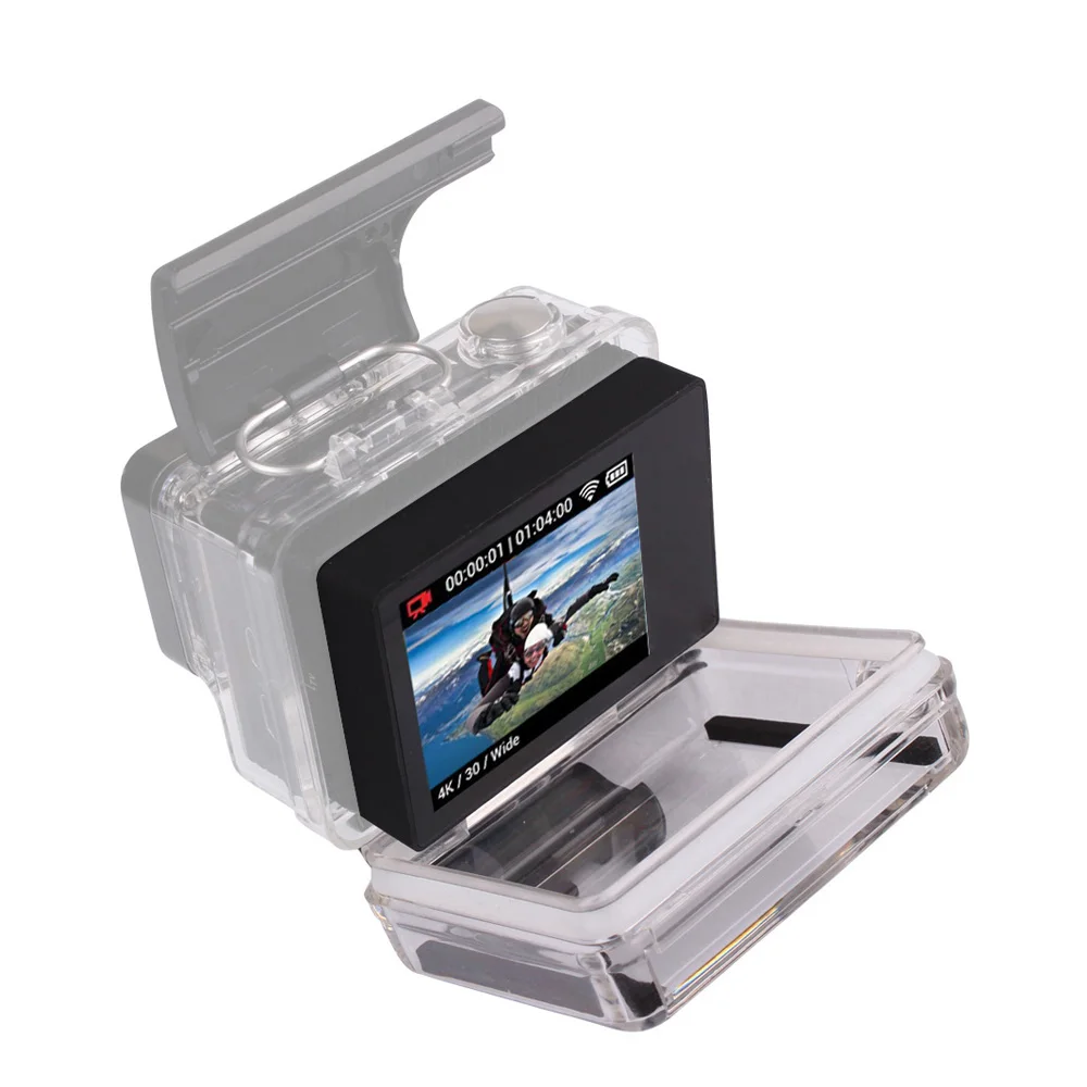 Для GoPro 4 BacPack ЖК дисплей монитор go pro Hero 3 + Bacpac экран чехол для задней двери