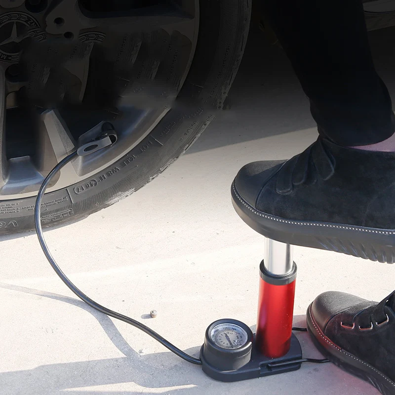 Gonflомплект воздушный для автомобиля/мотоцикла/велосипеда с барометром|Воздушный