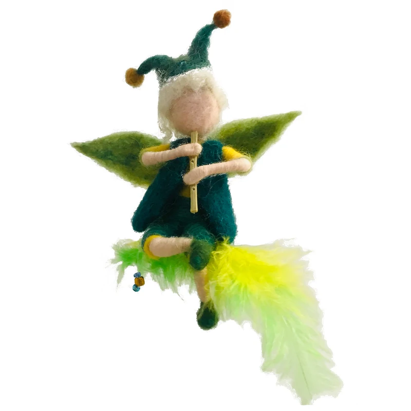 

Moyubei Wool Felt Diy Handmade Music Prince Elf Doll Angel Material Pack Home Pendant Semi-finished Fieltro Filc Vilt Feutrine
