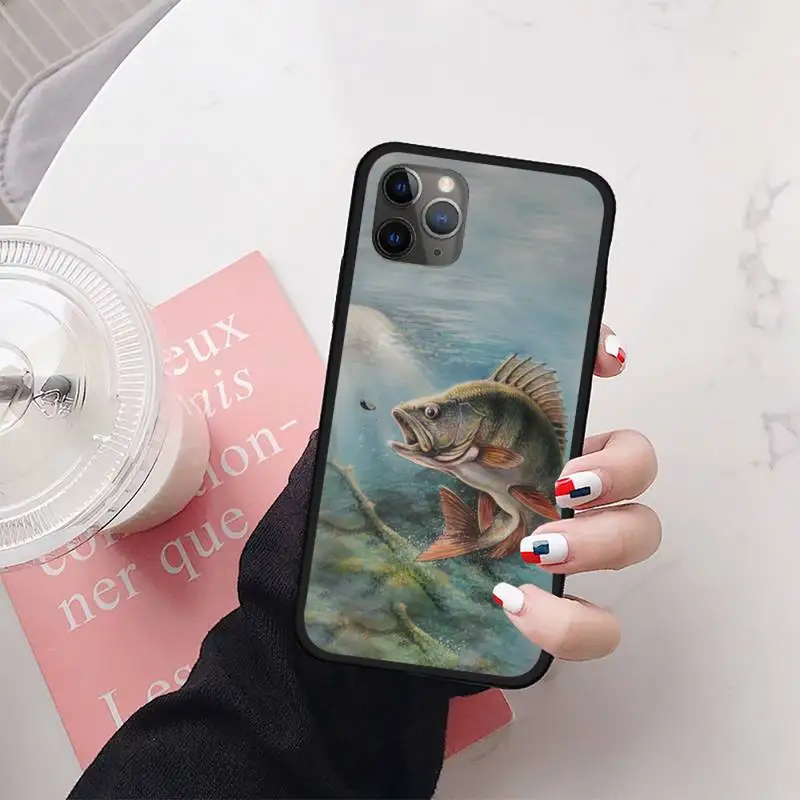 

Webbedepp Carp Fishing Phone Case for iPhone 11 12 mini pro XS MAX 8 7 6 6S Plus X 5S SE 2020 XR
