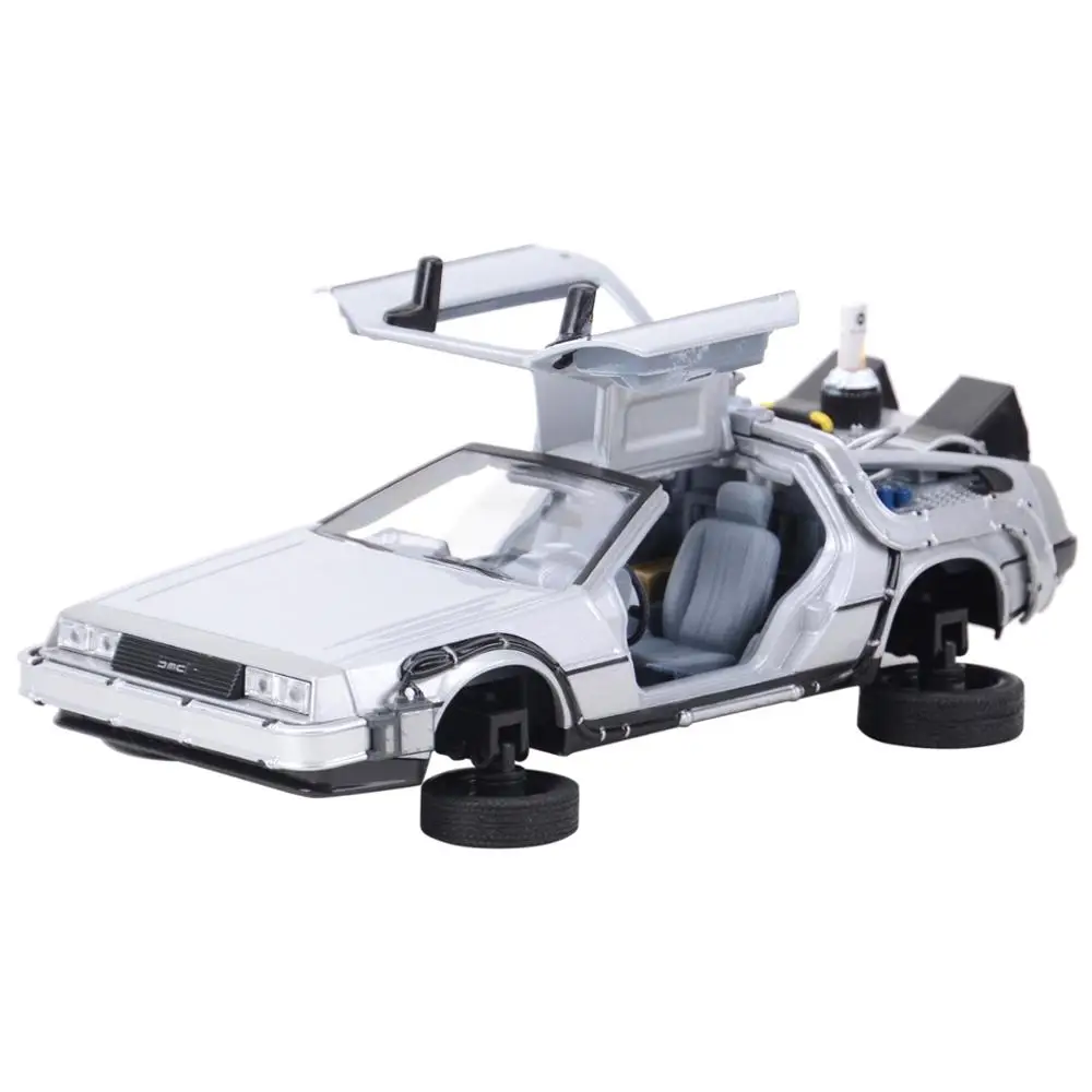 

Welly 1:24 DMC-12 DeLorean Time Machine Back to the Future Car Static Die Cast Vehicles Collectible Model Car Toys