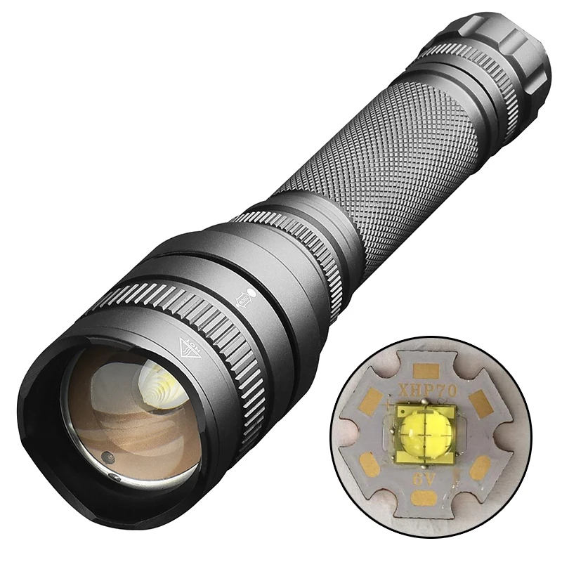Litwod Z301515 convoy lens 30 Вт чип xlamp xhp70 18650 3200lm Мощный тактический светодиодный фонарик с