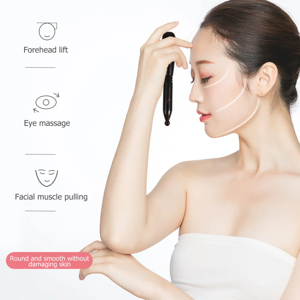 

1pc Double-end Scraping Rod Body Leg Back Scraping Stick Portable Massaging Tool