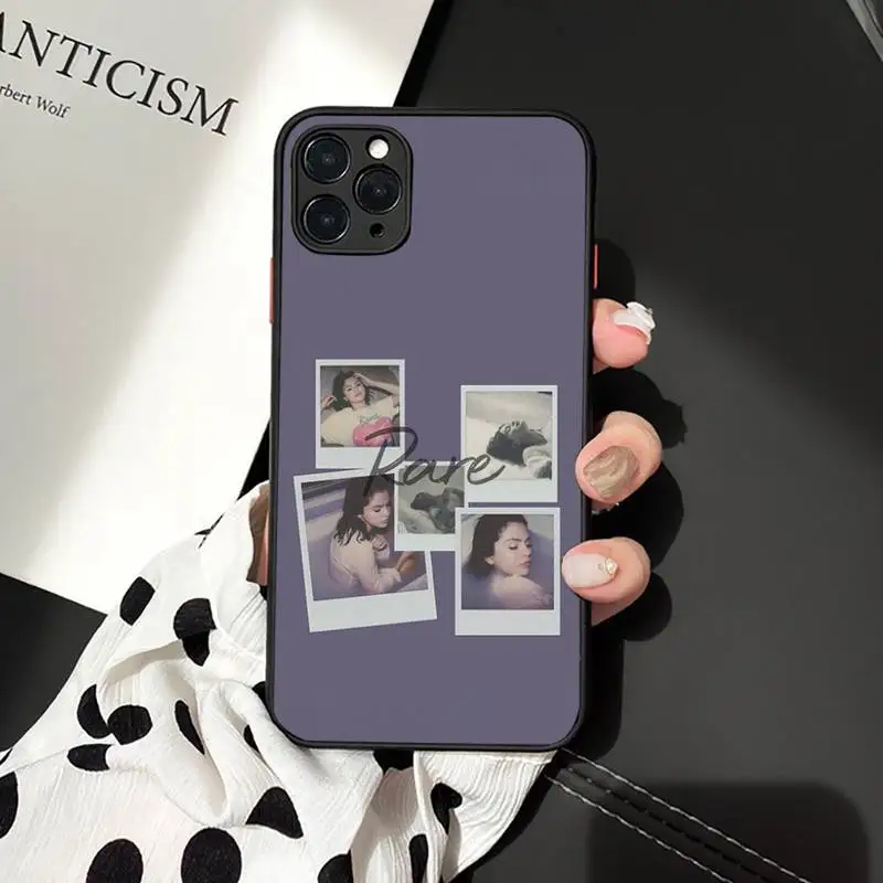 

Selena Gomez - Rare Phone Case For iphone 12 11 7 8 plus mini x xs xr pro max matte transparent cover