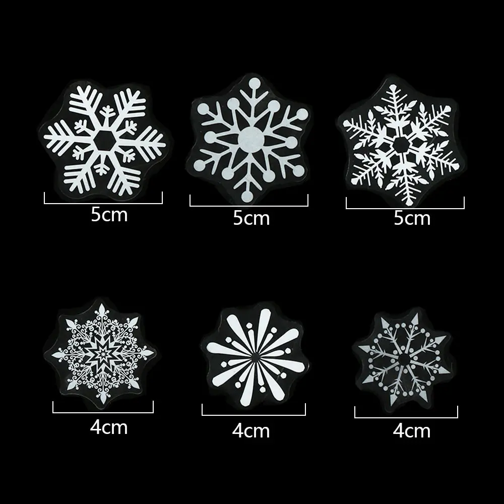 1 комплект Рождественская зимняя Наклейка на стену окно белые Замороженные