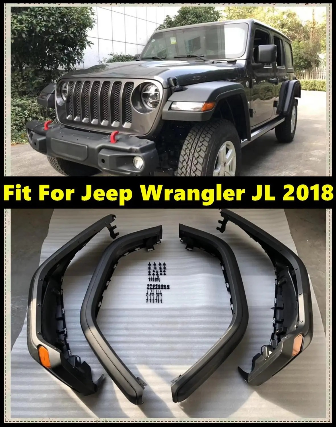 4 шт. Автомобильные Брызговики для Jeep Wrangler JL 2018|Грязезащита| |