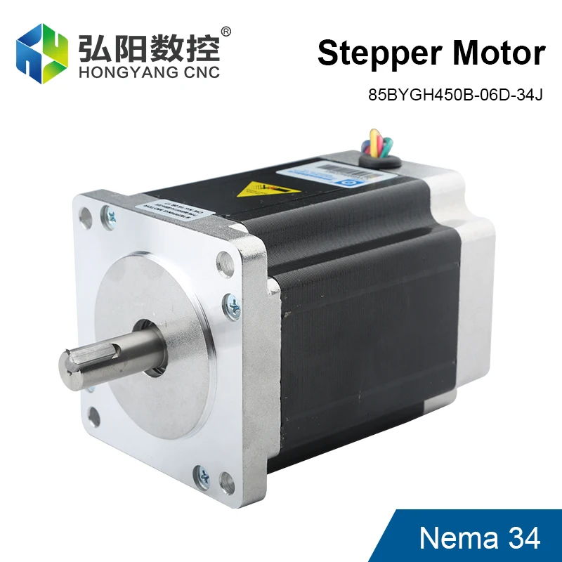 Gravura e Fresadora Nema Motor Deslizante 6.8nm 5a 4-chumbo Servo Alto Torque 86bhh114-504d-35c Cnc 34 2-fase