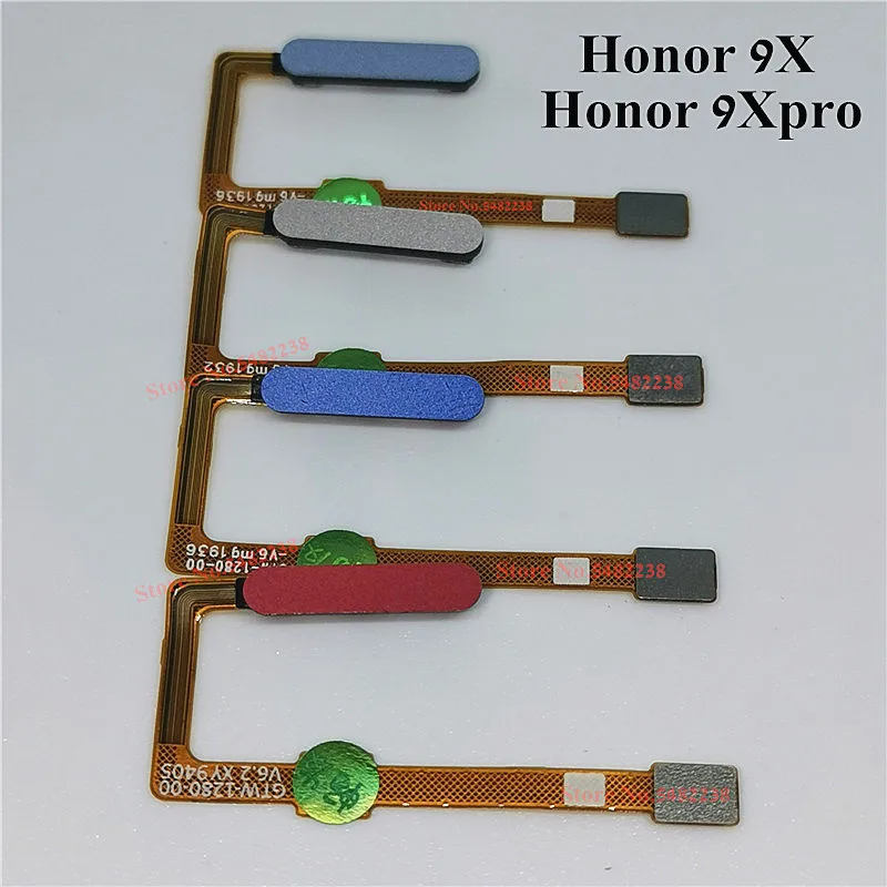 

Original Fingerprint Sensor Connector For Huawei Honor 9X HLK-AL00 Pro Fingerprint Scanner Sensor unlock Home button Flex cable