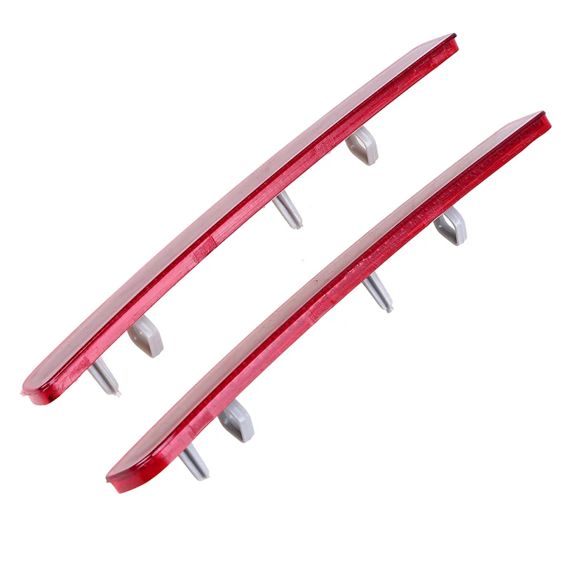 POSSBAY Красные линзы Автомобильный задний бампер Redlector предупреждающие полосы