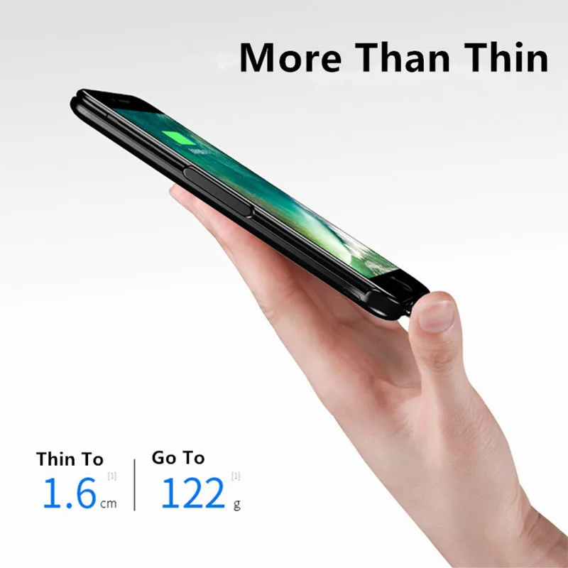 8000 мАч для Iphone 6 Plus 6s 7 8 чехол аккумулятора с цифровым дисплеем умный внешний