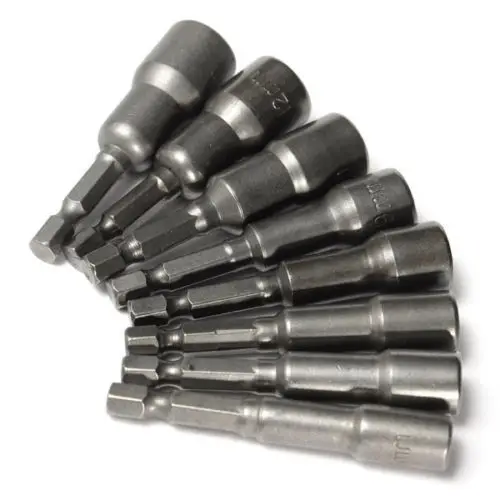 14 шт. Профессиональный Магнитный гайковерт комплект метрическое гнездо 1/4