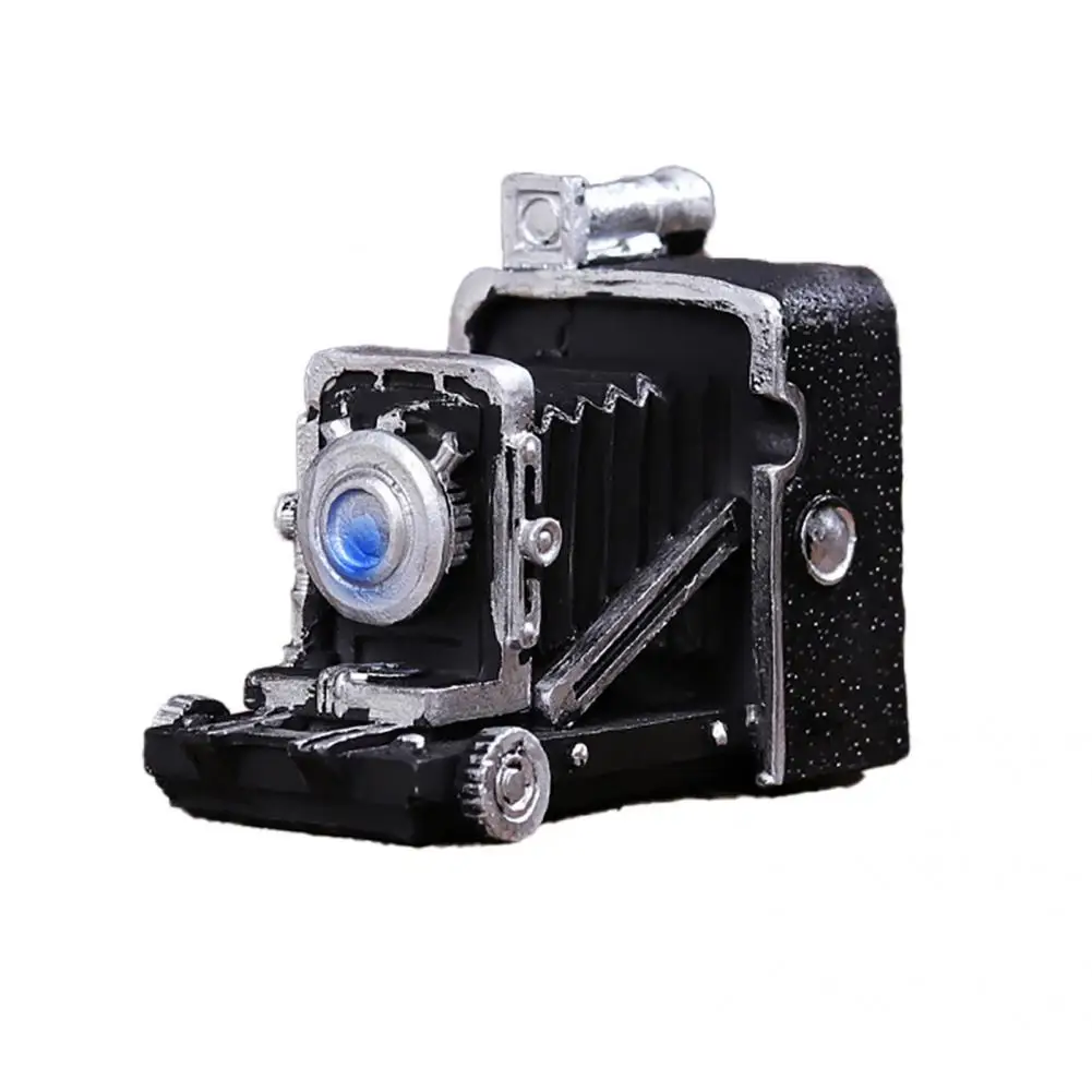 

Delicate Long Lasting Retro Resin Mini Small Camera Decoration for Infant