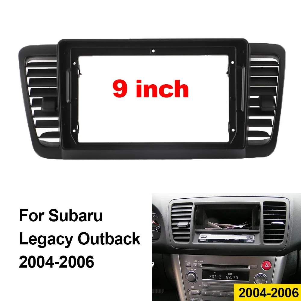 ABS Plastic Trim Fascia Frame For Subaru Legacy Outback 2004-2006 Refit Car Android Radio Navigation DVD Mounting Dashboard | Автомобили и