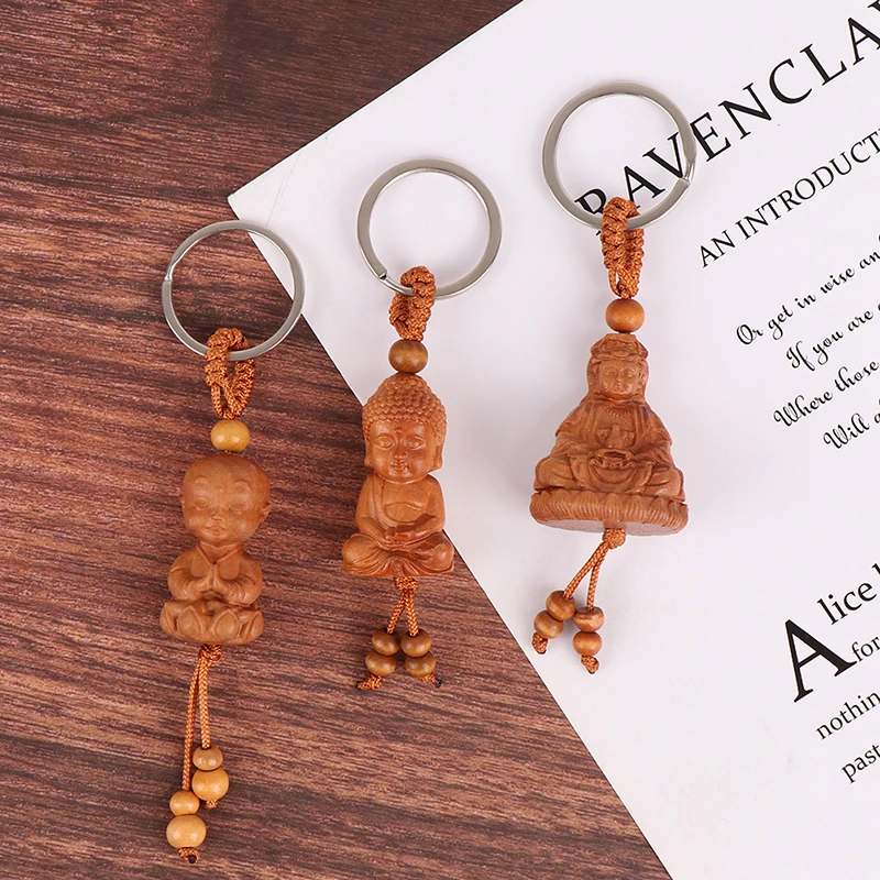 Цепочка для ключей с трехмерной гравировкой реалистичный кулон в виде Будды Ewelry