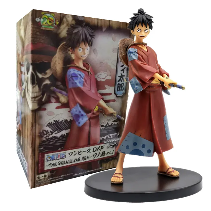anime figures roronoa zoro action figure monkey d luffy figurine wano country ver collection model toys decoration free global shipping