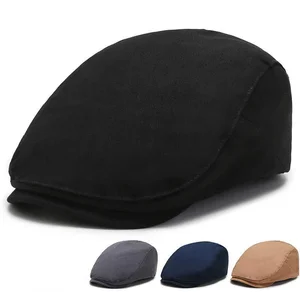 Кепка унисекс, хлопковая, однотонная, Классическая, для занятий спортом на открытом воздухе, в британском стиле