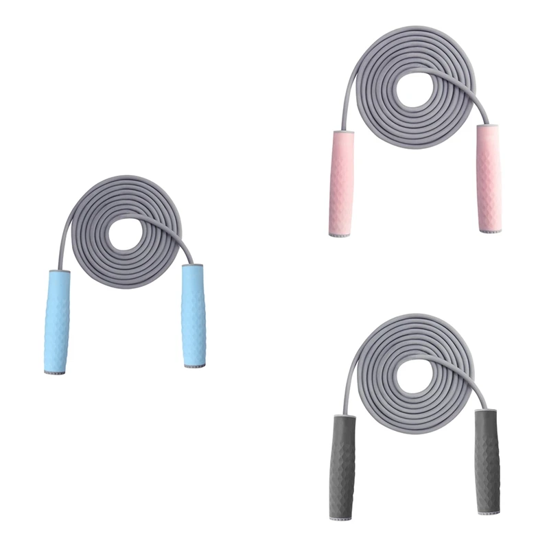 

Weighted Skipping Rope Weighted Jump Rope(1LB) Silicone Handles Jump Rope Adjustable Length Jumping Rope