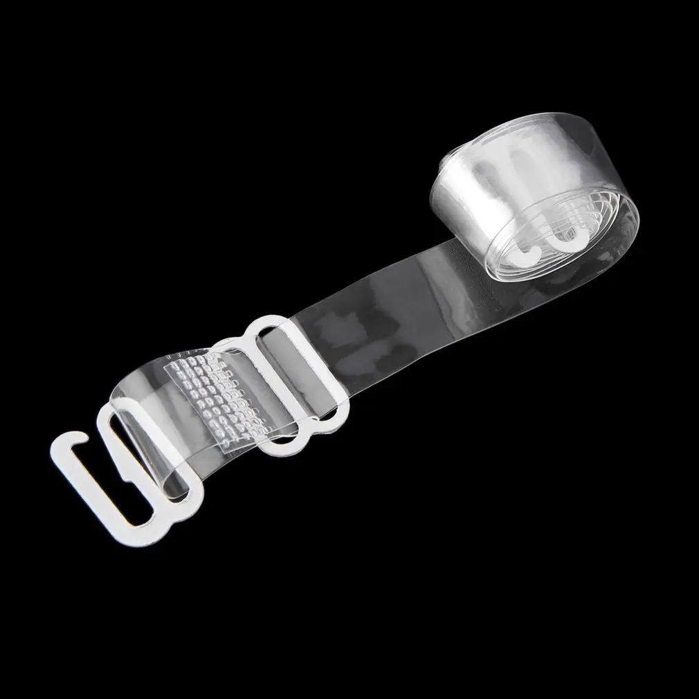 

1 Pair Transparent Adjustable Women Clear Invisible Underwear Bra Set Shoulder Straps High Elastic Replacement Bra Straps